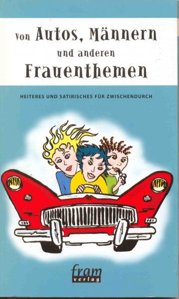 Buchcover: Comic 3 Frauen in einem roten Auto